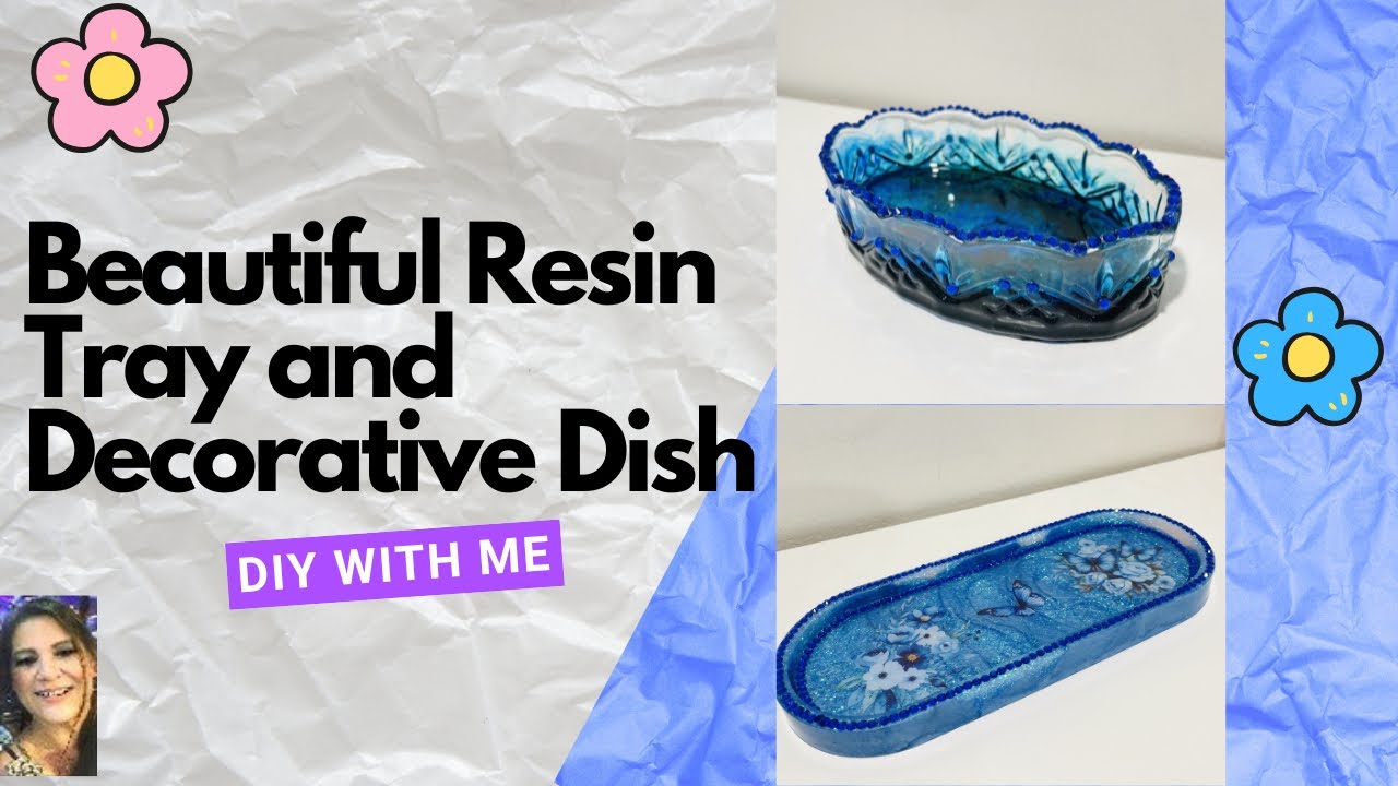 STUNNING Resin Tray and Trinket Dish: Easy DIY 