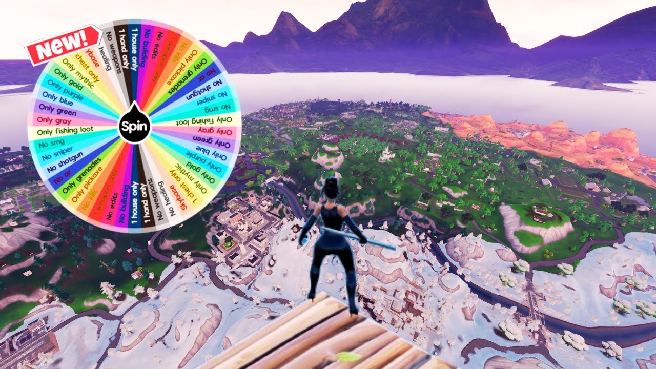 SPIN THE WHEEL OF CHALLENGES PT2 *FORTNITE*