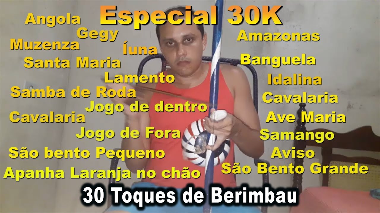 30 toques de berimbau (Especial 30K) - Mestre Koioty Capoeira Herança de Zumbi