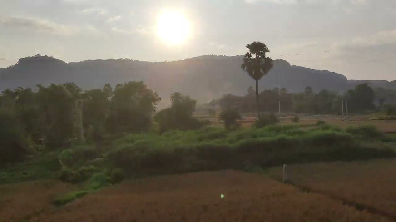 The View of mountain🗻⛰️ from our beautiful😍✨❤ Town Sahibganj💝 jharkhand