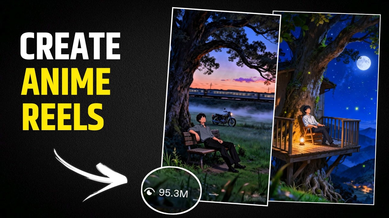 Create Relaxing Anime Reels Video For Free | Instagram Anime Reels Video Kaise Banaye