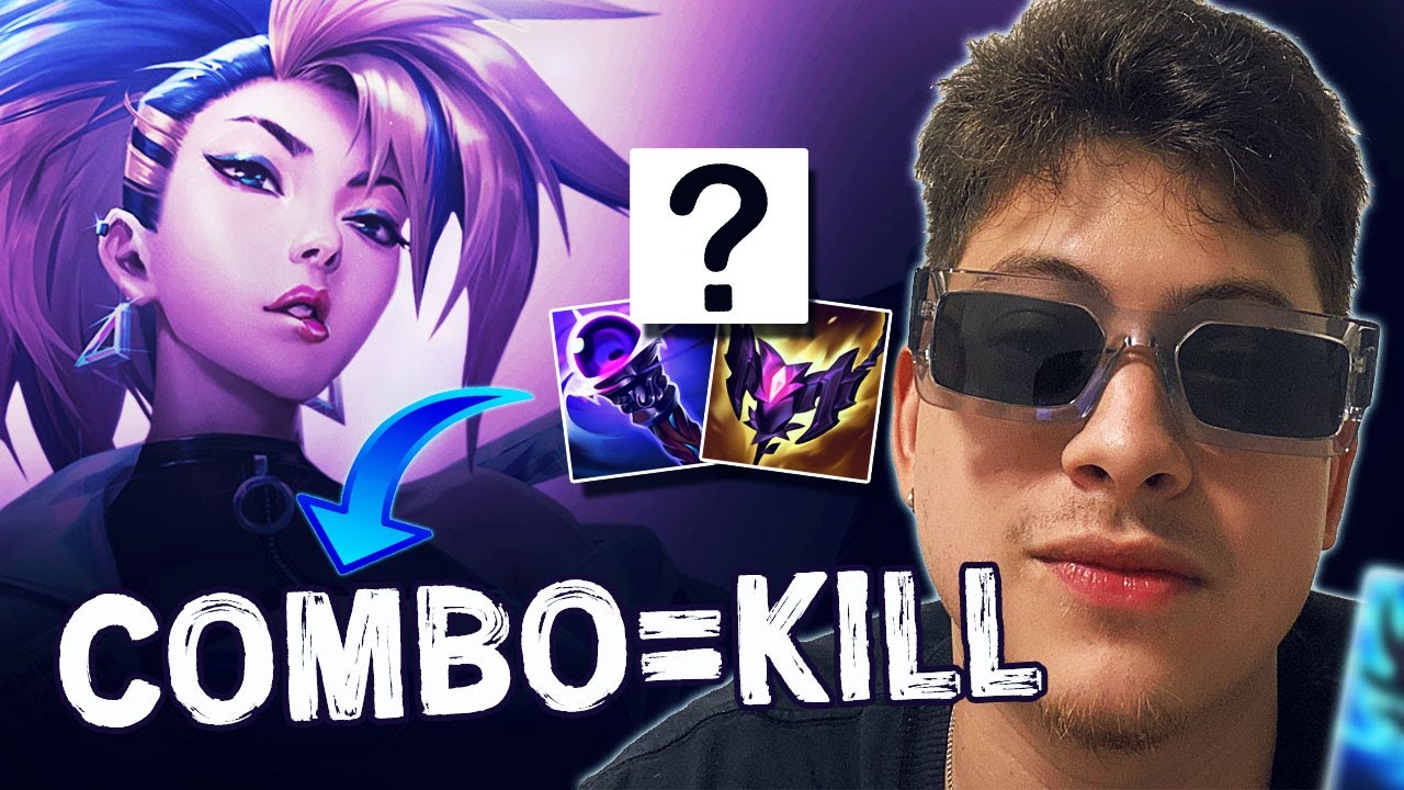 AMASSANDO NOOBS COM A MELHOR BUILD DA AKALI
