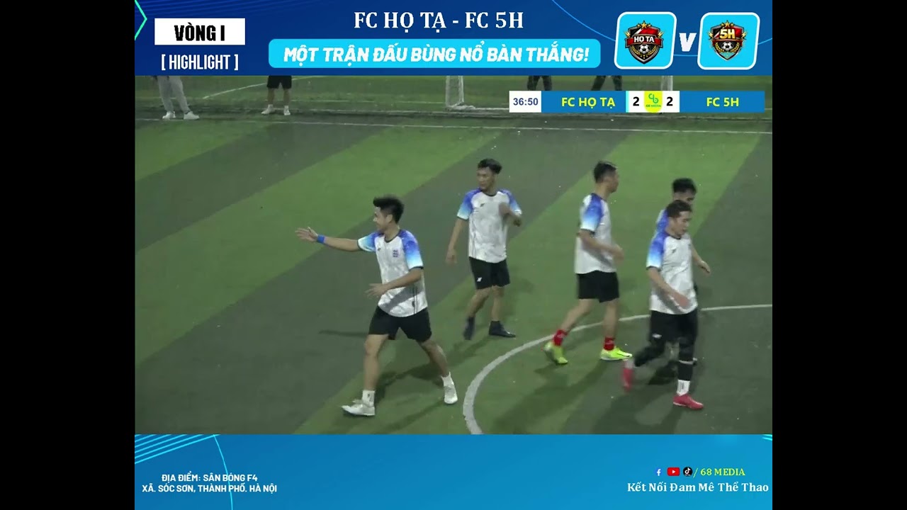 🔥 HIGHLIGHT 🔥⚽ FC Họ Tạ 5️⃣ – 3️⃣ FC 5H