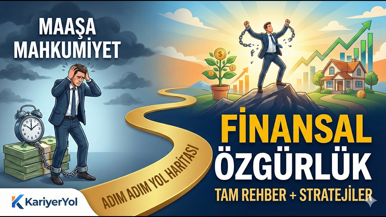 Adım Adım Finansal Özgürlük: Maaşa Mahkum Olmaktan Nasıl Kurtulursunuz? 🚀 (Tam Rehber)