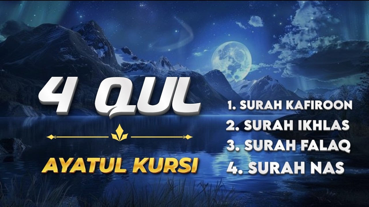 Full Quran Protection Set Fatiha, Ayatul Kursi & 4 Qul @ZikrQuranTv