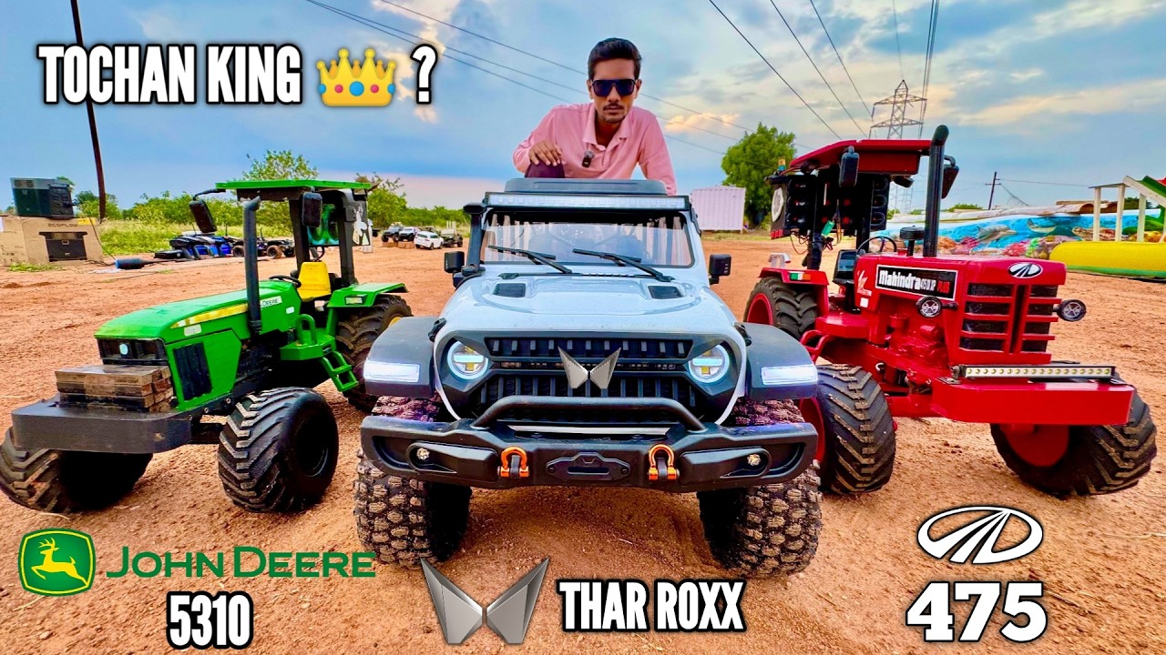 RC Thar Roxx MK07 Vs Traxxas Defender Water Track Testing - Chatpat toy TV