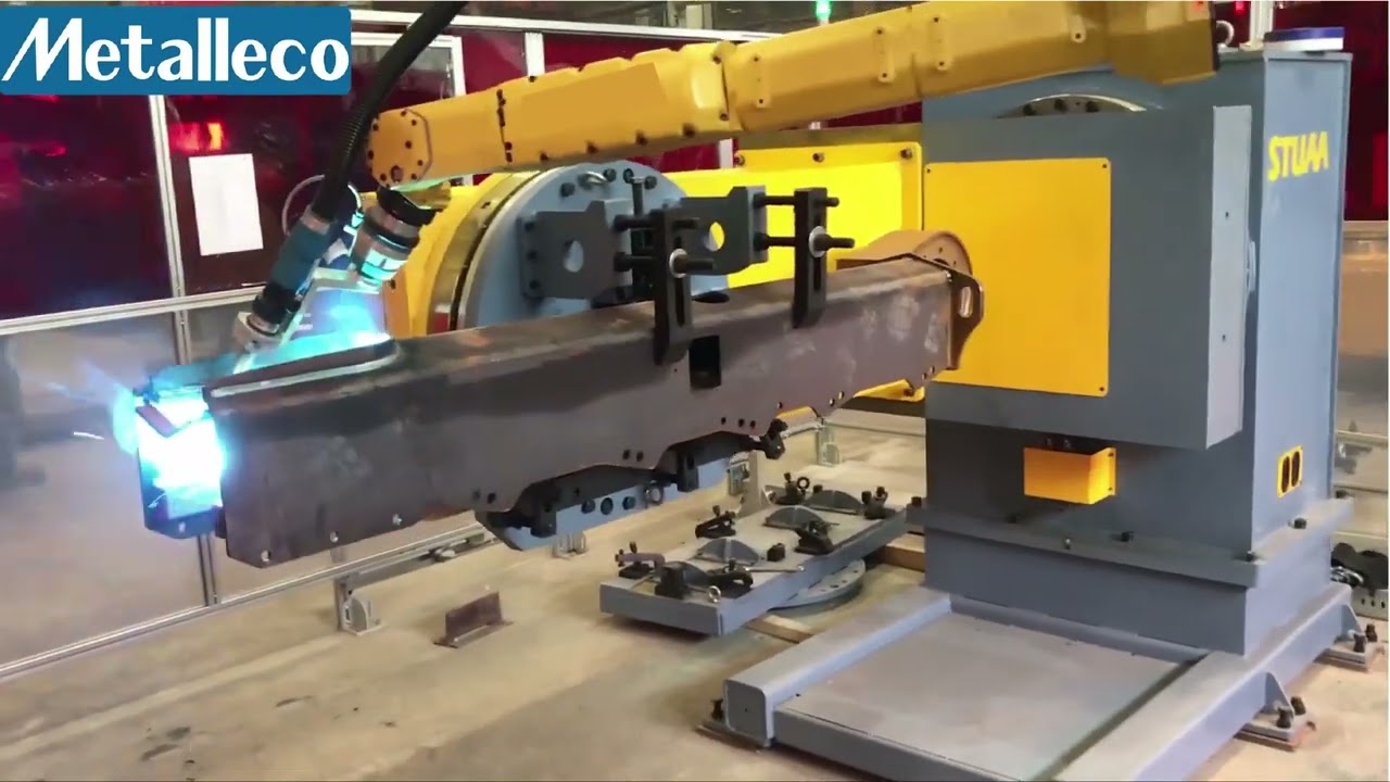 Robotic Welding-SKYHOOK POSITIONER/ロボット溶接－SKYHOOK変位機