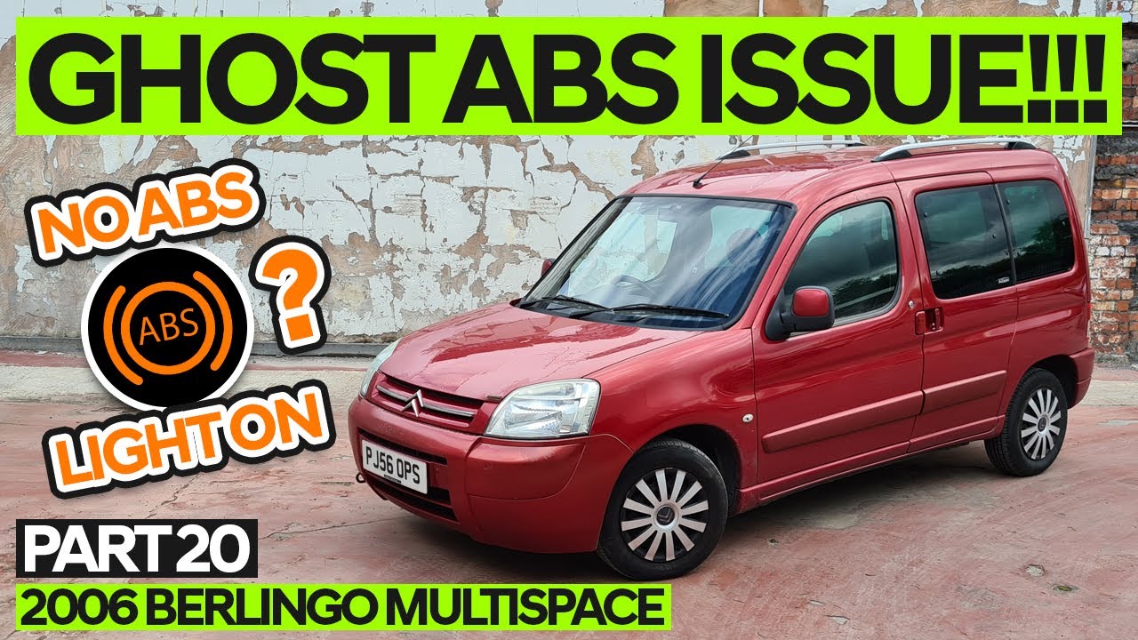 ABS активируется при торможении, но индикатор ABS не горит - Citroen Berlingo Multispace