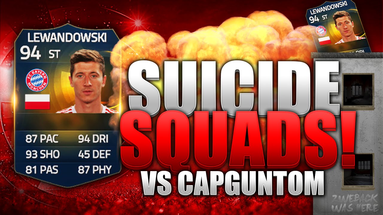 TOTS LEWANDOWSKI DISCARD SUICIDE SQUADS VS CAPGUNTOM! FIFA 15 ULTIMATE TEAM