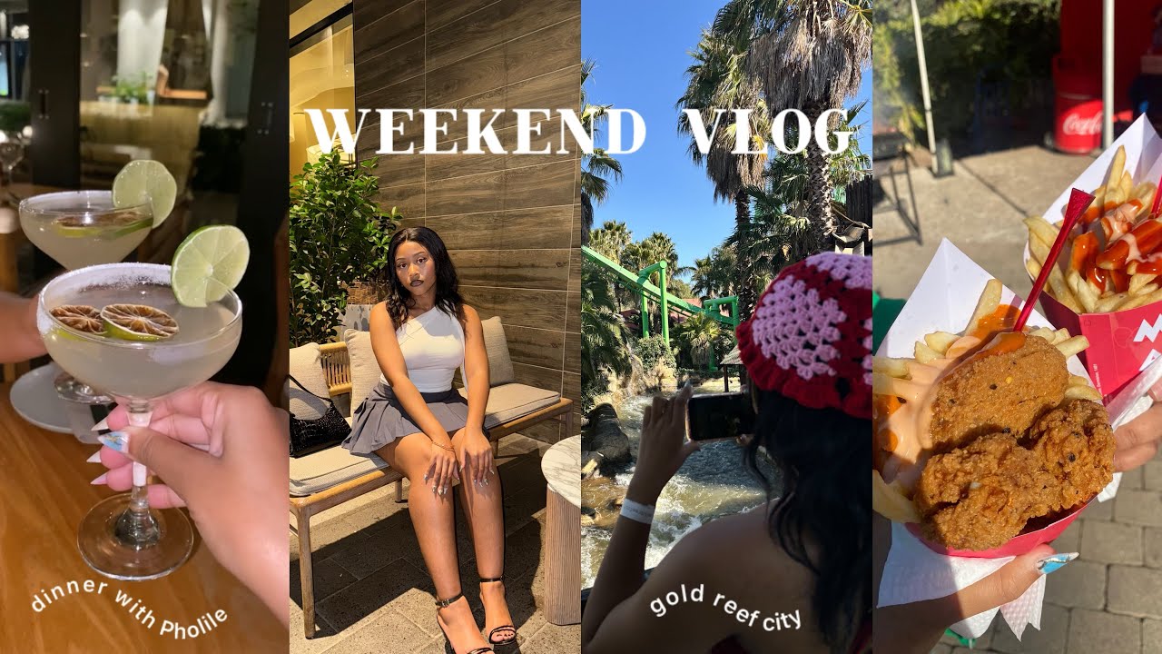 #VLOG: dinner w @PHOLILE_HASHE + Gold Reef City + Uni days | Keeping Up With Kungs
