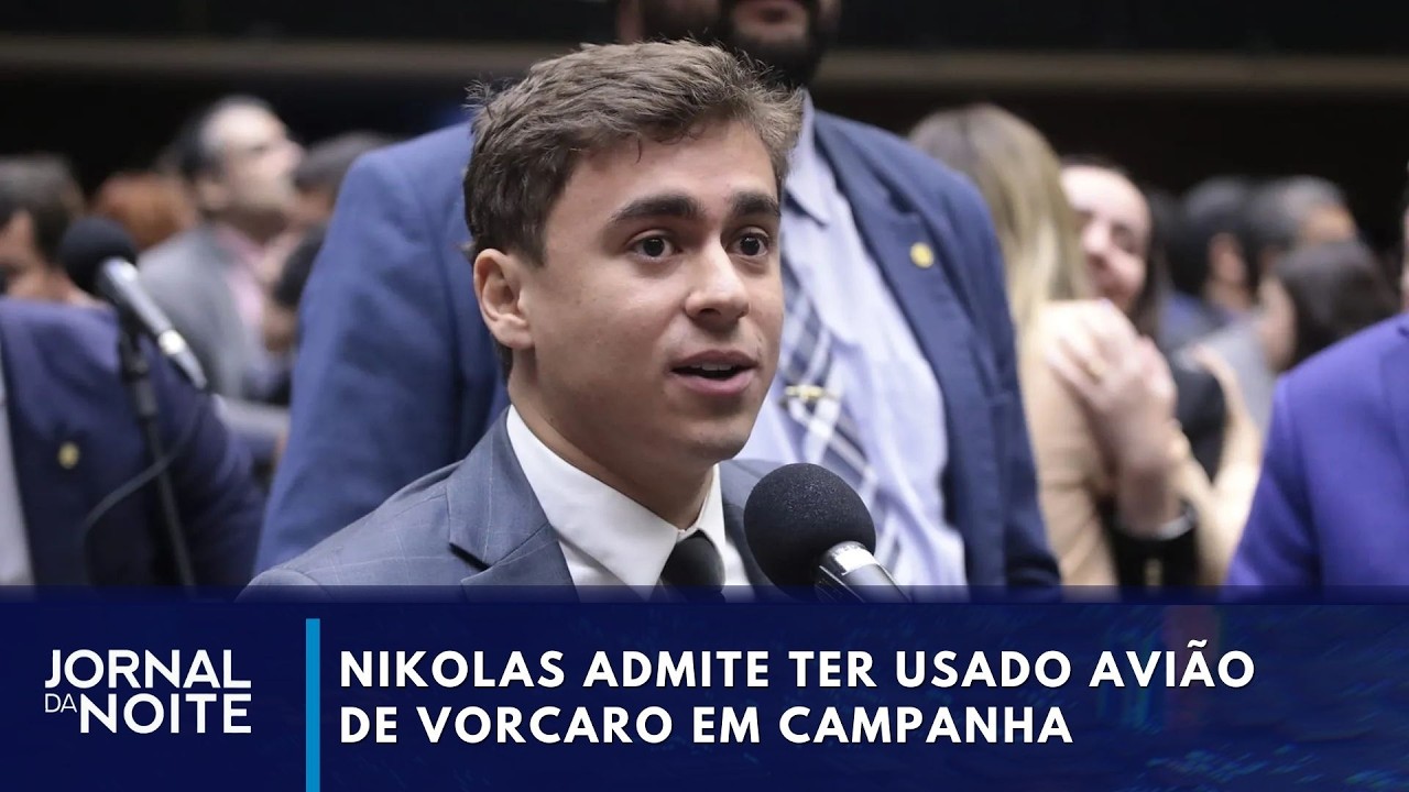 Nikolas Ferreira admite ter usado avião de Vorcaro em campanha