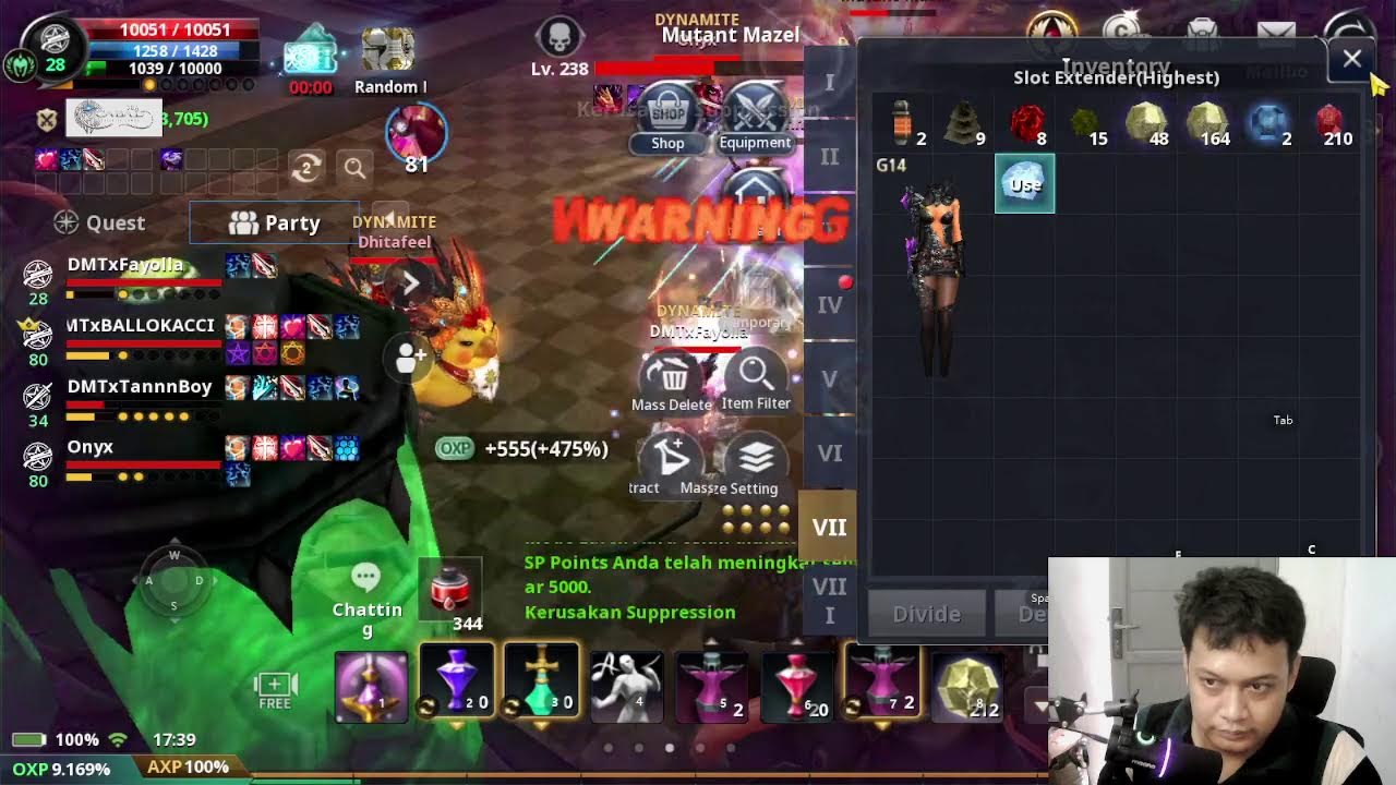🔴LIVE : CABAL SEA INFINITE COMBO - FT3 DR.MAZEL RING EP.450