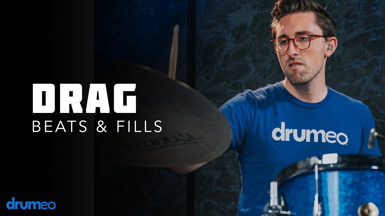 How To Play A Drag On The Drums - Drum Rudiment Lesson