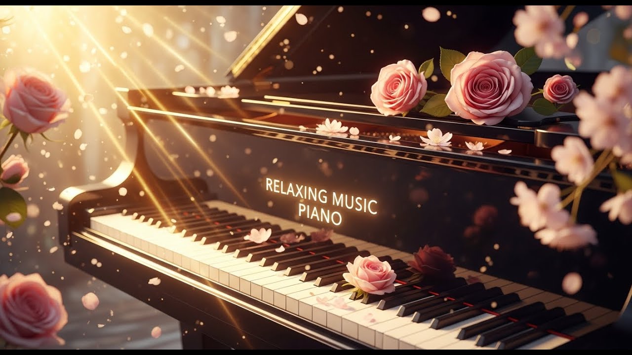Relaxing Piano Music for Late Night Calm and Sleep 🌌 Soft Piano Instrumental Healing