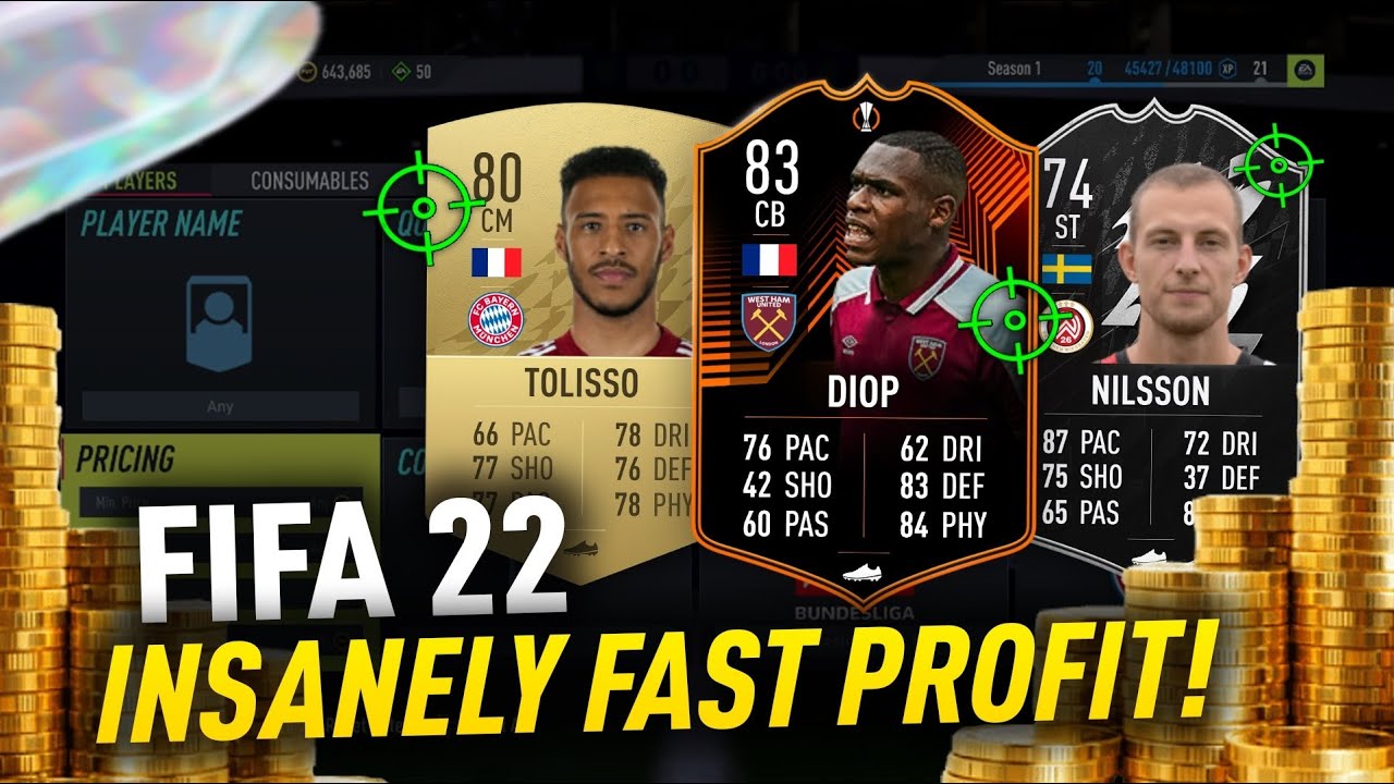 THE BEST LOW BUDGET SNIPING FILTERS!!🔥 *MAKE 200K QUICKLY* - FIFA 22 ULTIMATE TEAM
