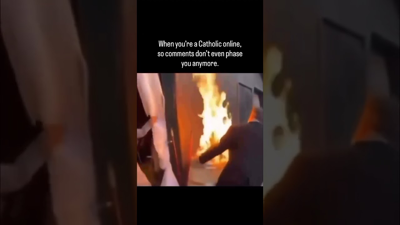 Being a Catholic online is like…