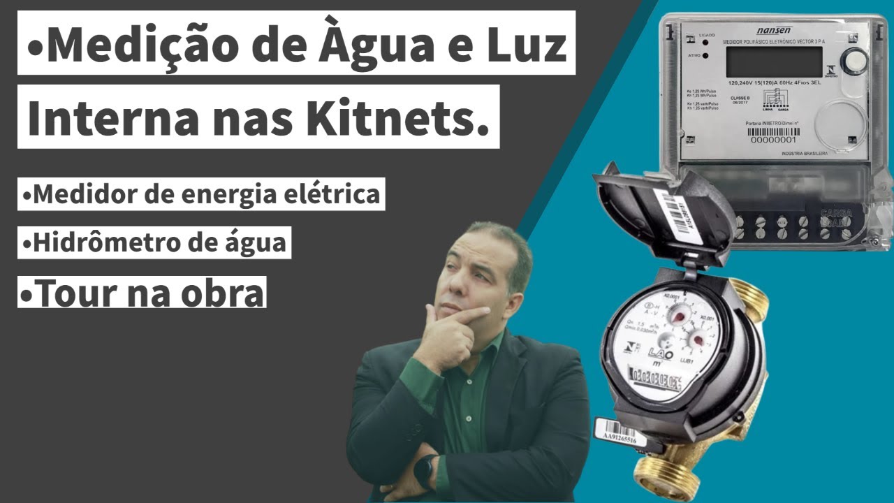 Medição de Agua e Luz Interna nas KITNETS