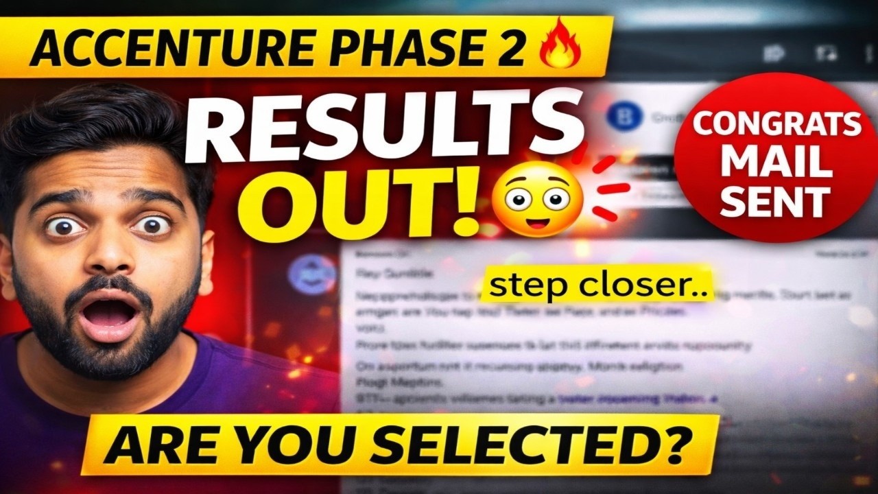 &ldquo;Accenture Phase 2 Results Out 🔥 Are You Selected?&rdquo;