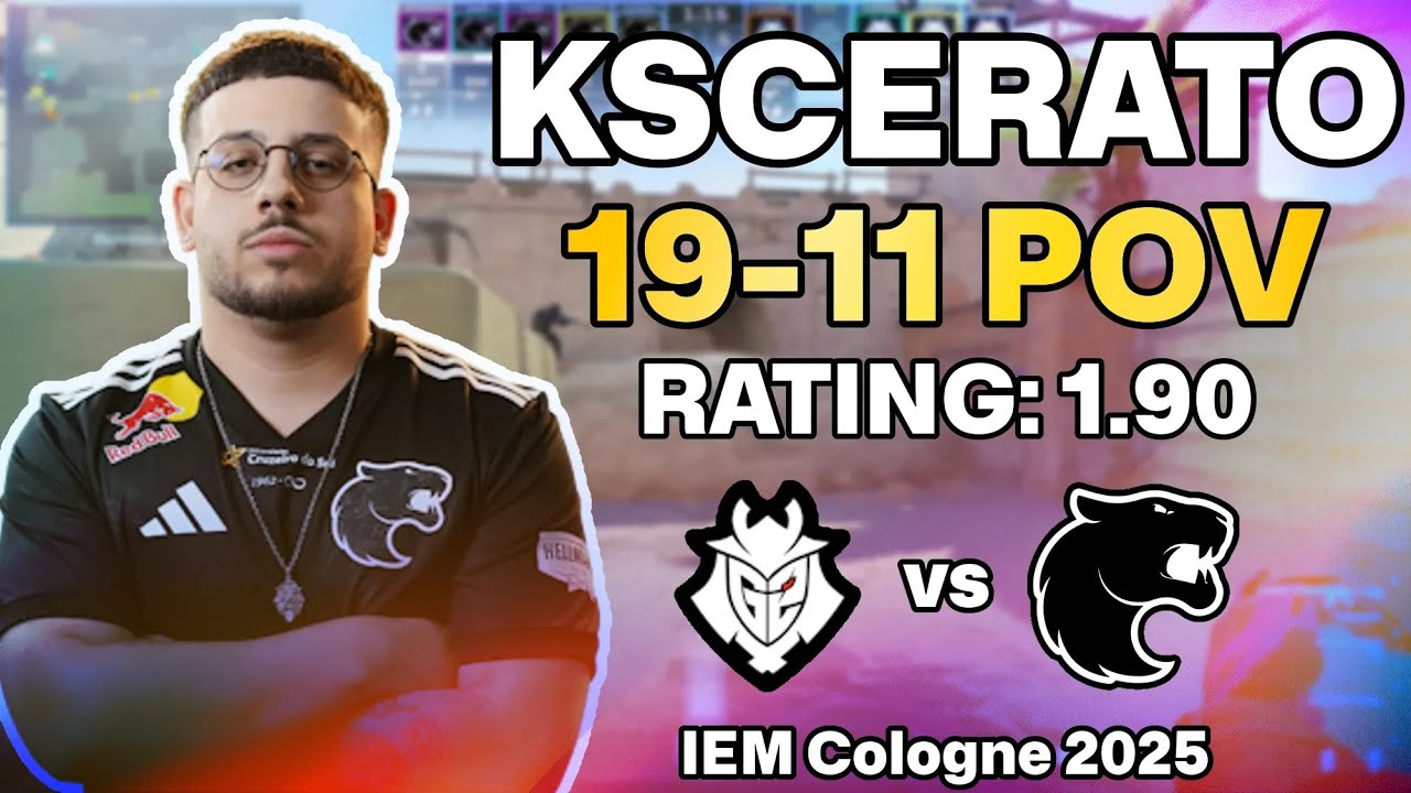 KSCERATO 19/11 POV vs G2 (Dust2) | IEM Cologne 2025