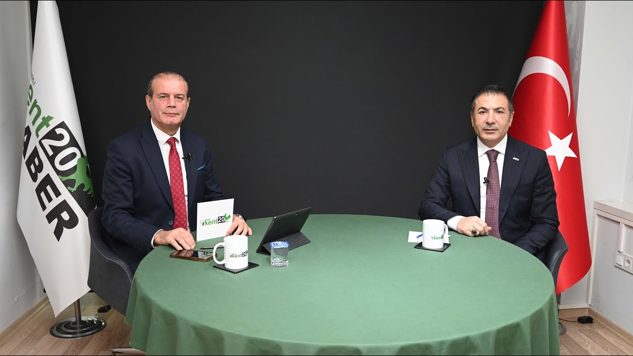 KENT20 TV’NİN CANLI YAYININA KATILDI