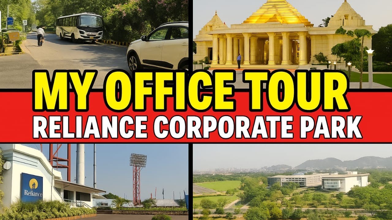 Best place to work || Dream workplace || Reliance corporate park || JIO || RCP office tour
