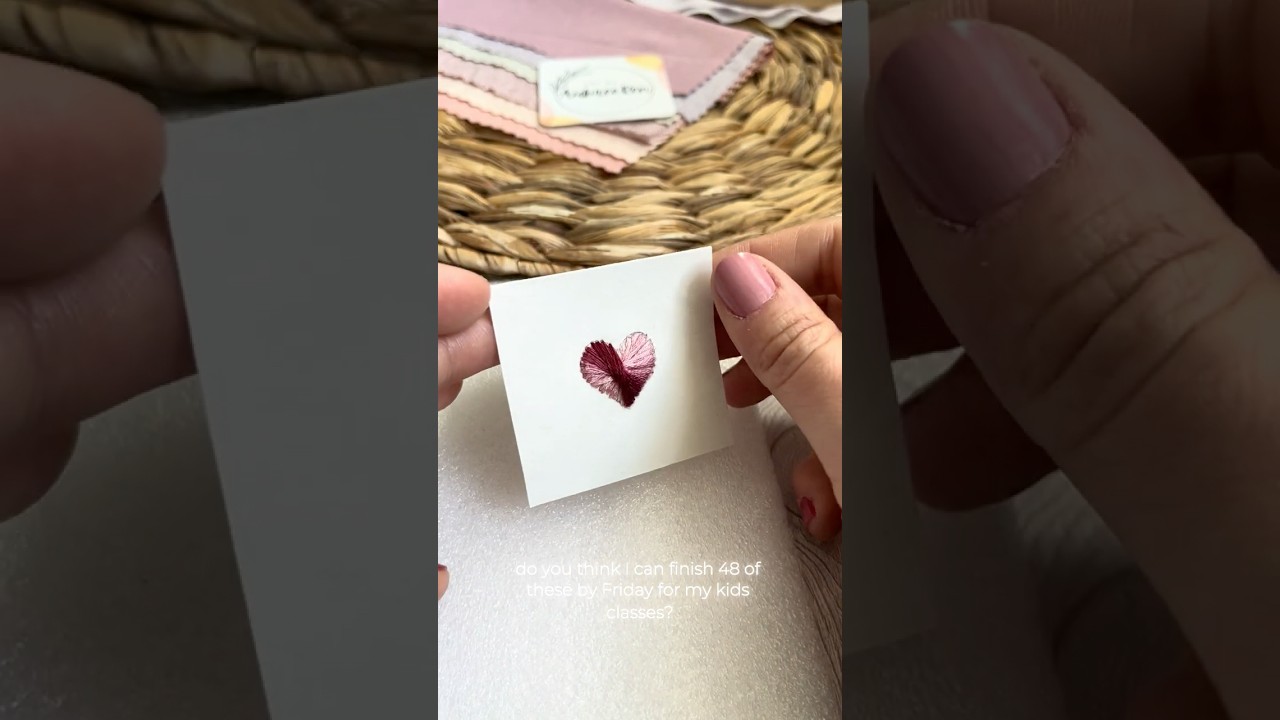 Heart Embroidery Valentine #embroiderydesigns #embroidery #valentinesday