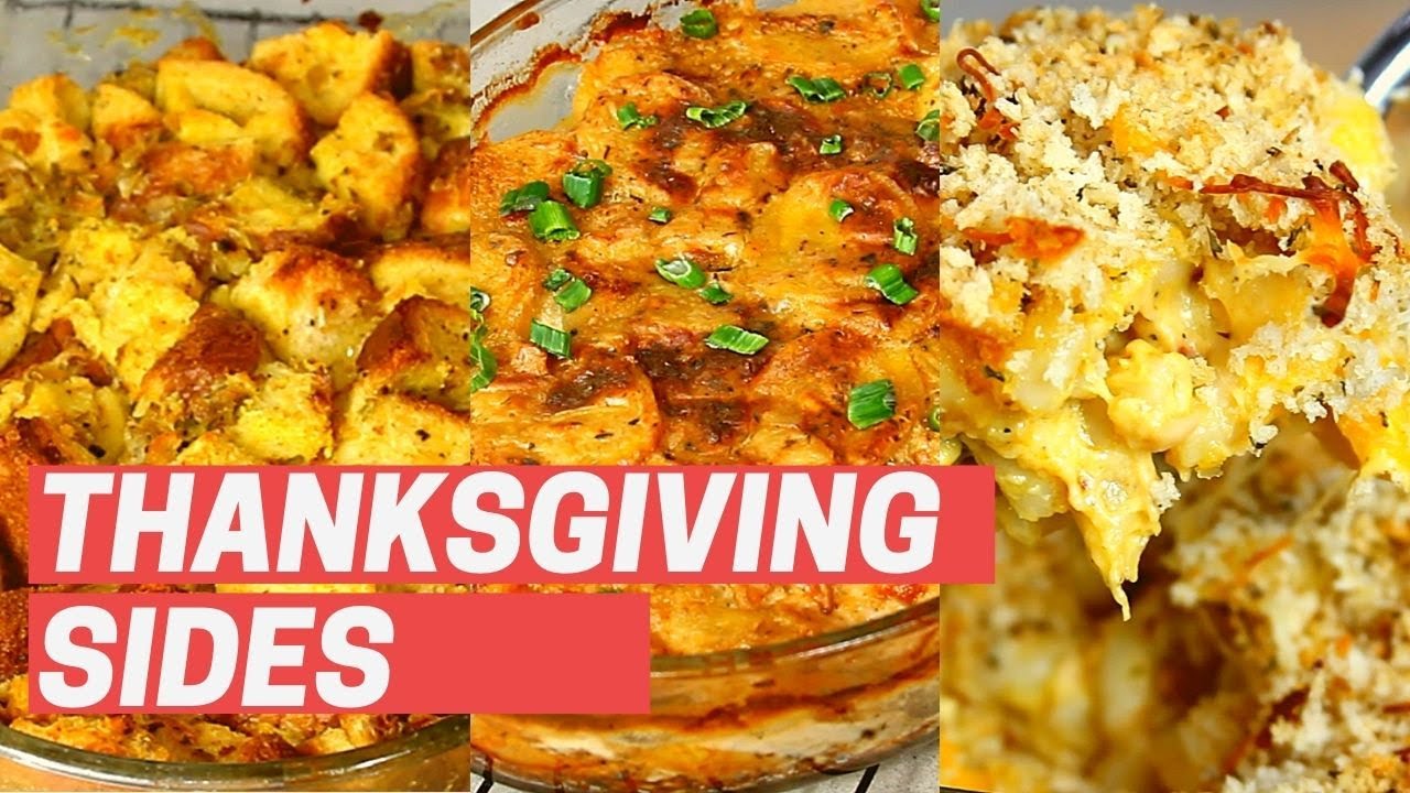 Thanksgiving/Holiday/Friendsgiving Side Dishes | Bread Stuffing | Scalloped Potatoes | Mac n Cheese