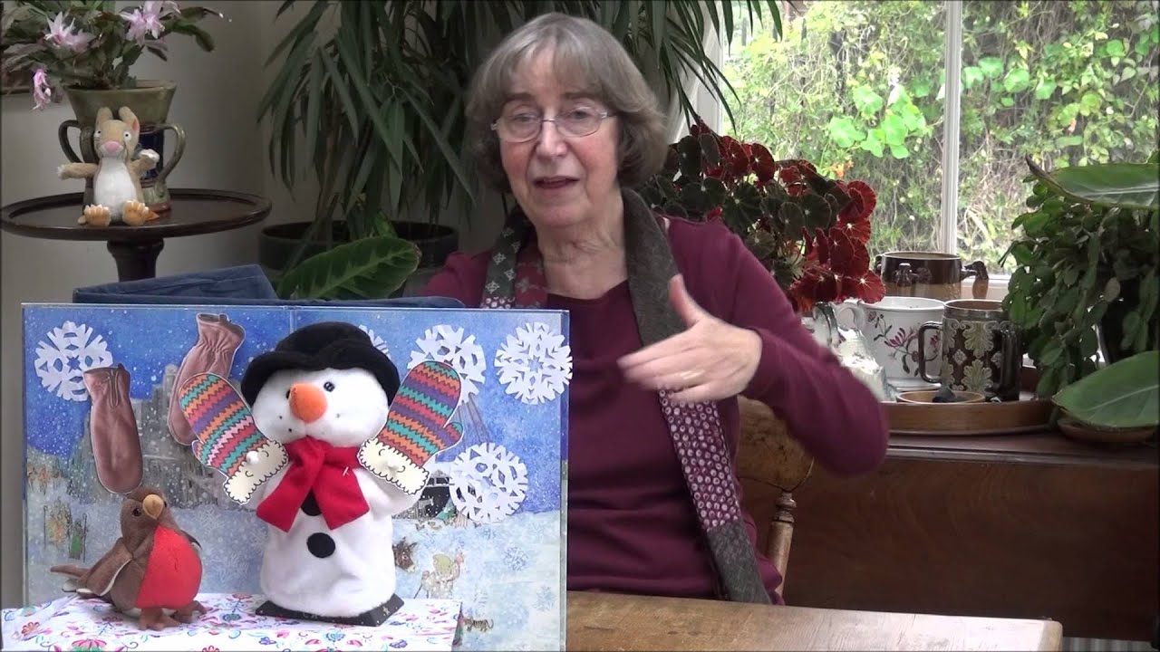 The mitten song - a song for a winter clothing topic