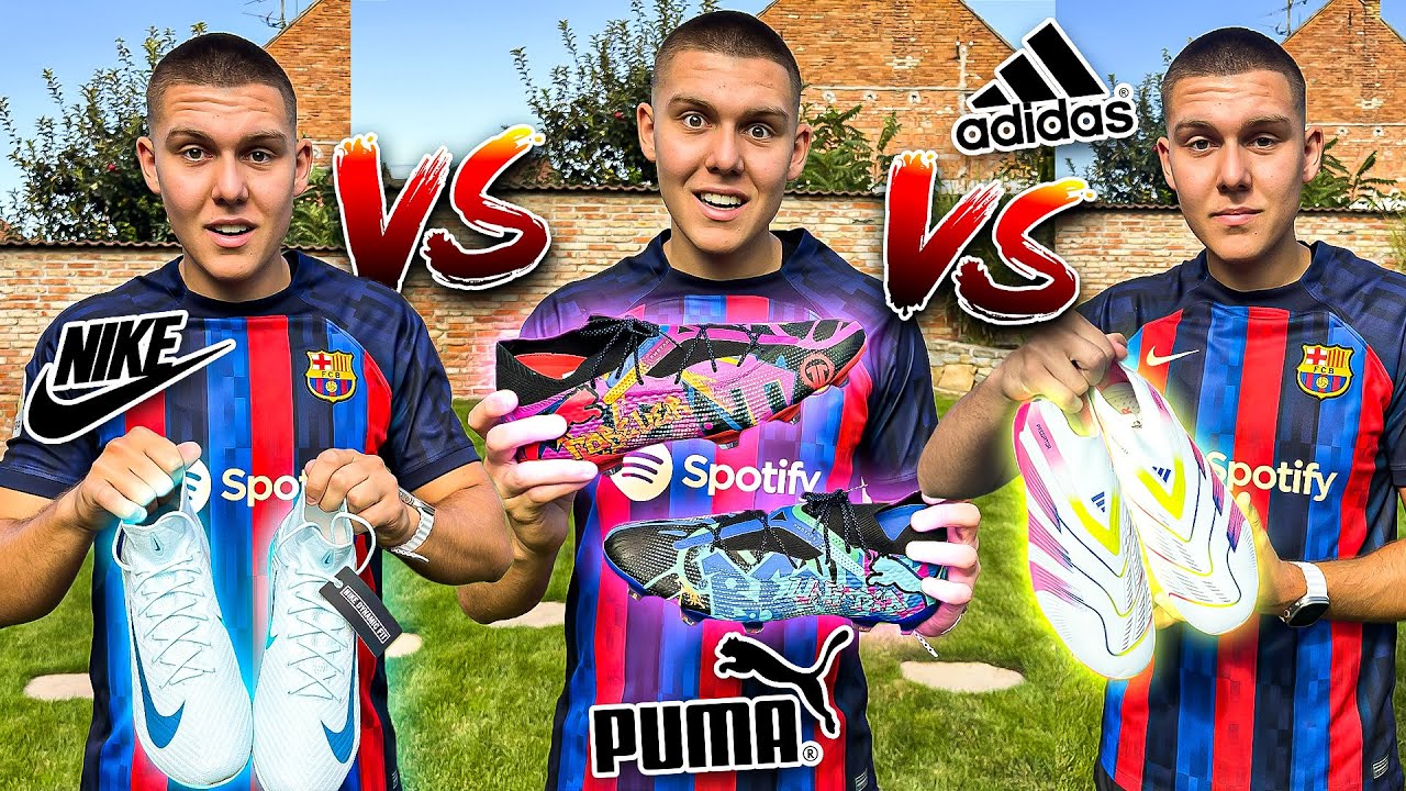 ULTIMÁTNÍ porovnání KOPAČEK NIKE VS PUMA VS ADIDAS!🤯🚀 (které jsou ty NEJLEPŠÍ?👀)
