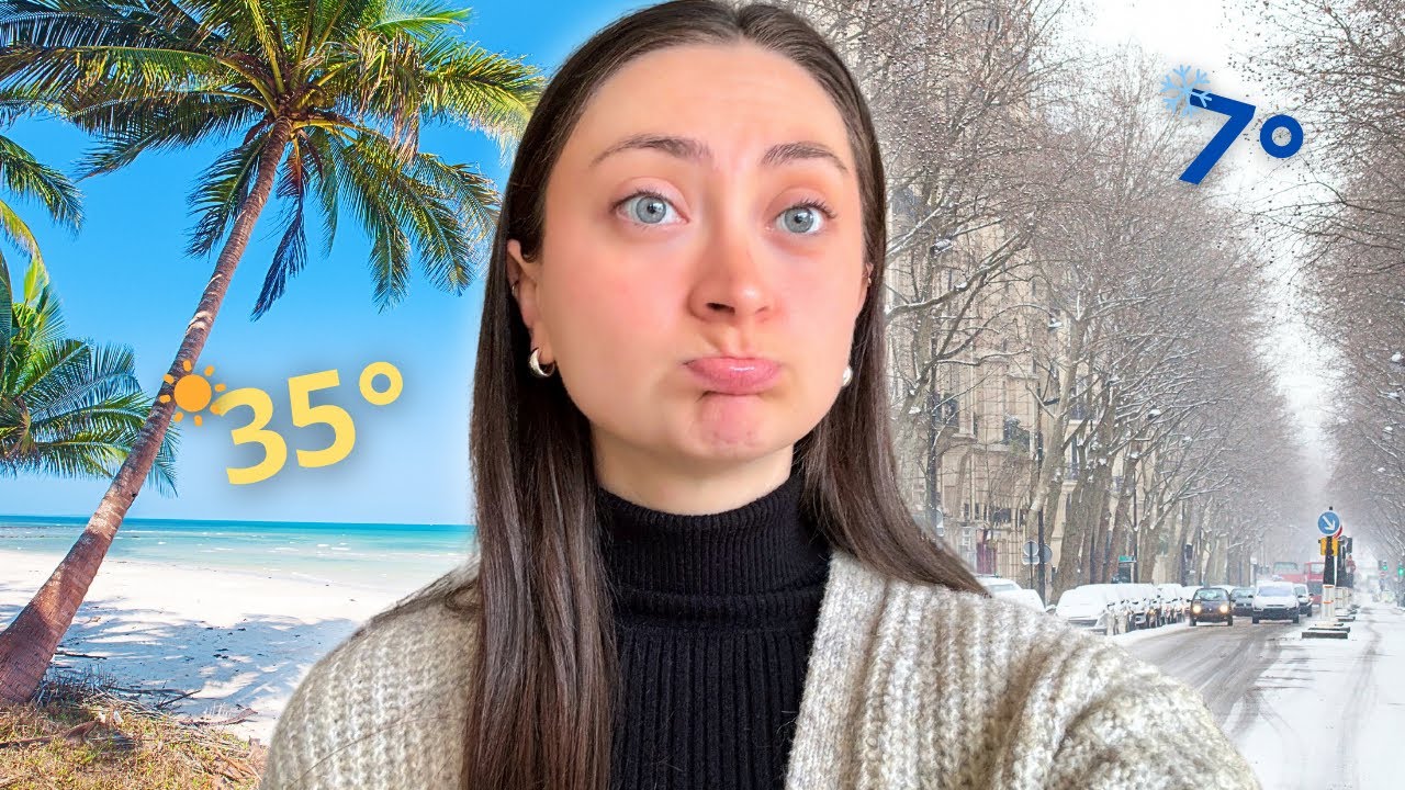 JE SUIS PASSÉE DE 35° à 7° EN MOINS DE 12H ❄️