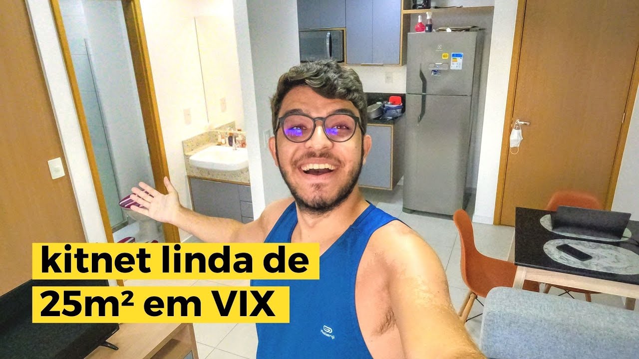 Tour kitnet de 25 m² em Vitória (Airbnb)