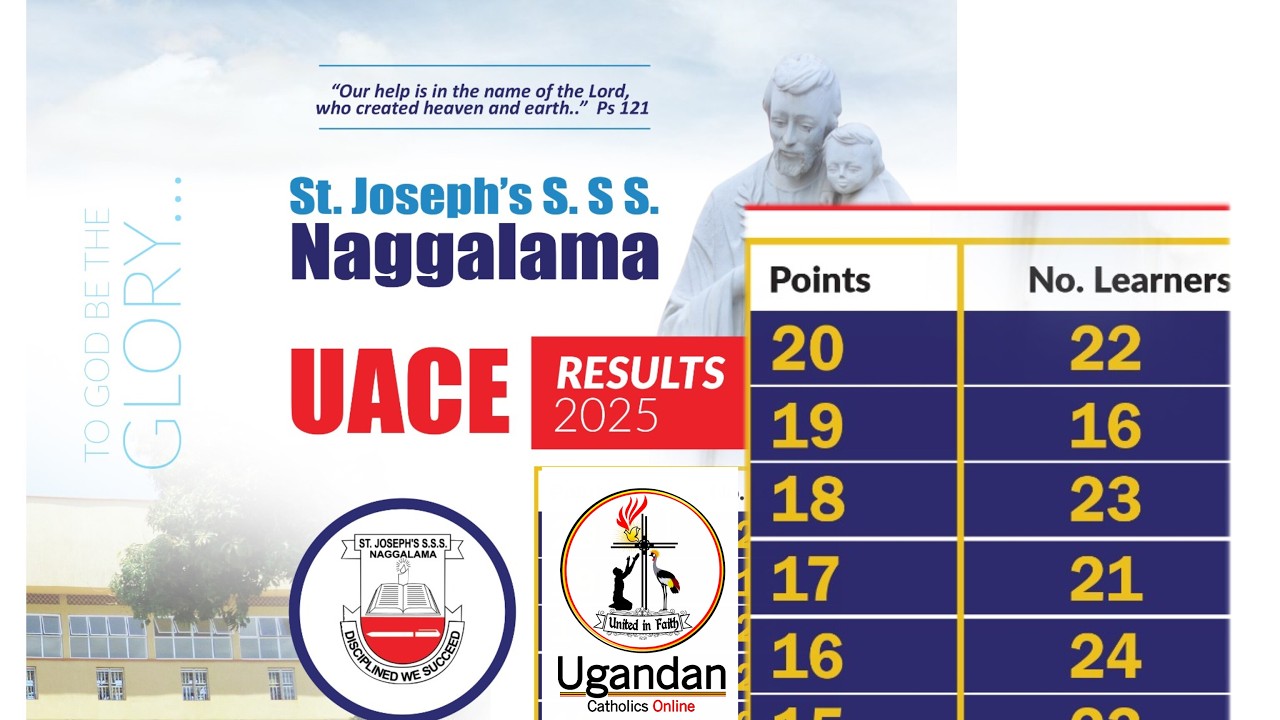 St. Joseph's Senior Secondary School Naggalama S.6 THANKS GIVING MASS
