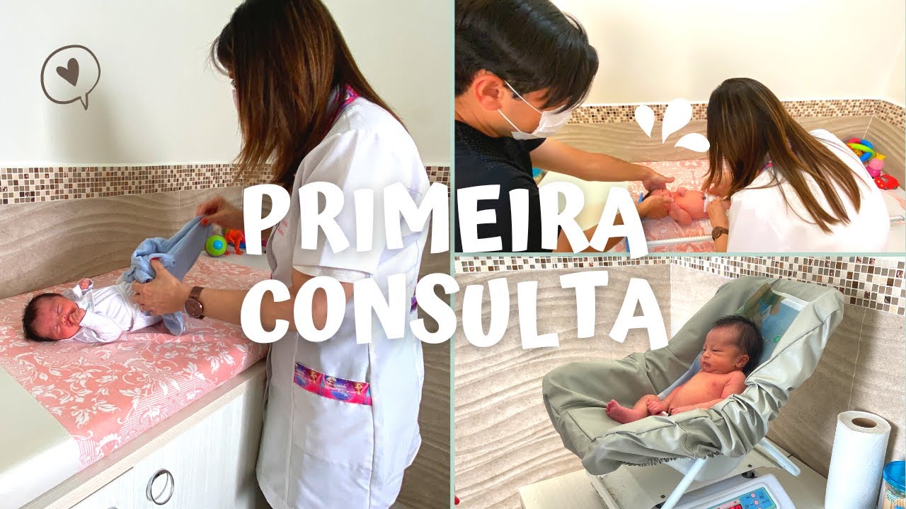 PRIMEIRA CONSULTA NA PEDIATRA + TESTE DO PEZINHO | Julli Corrêa