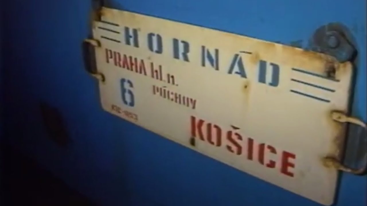 Cestovanie vlakom do Košíc v roku 1989