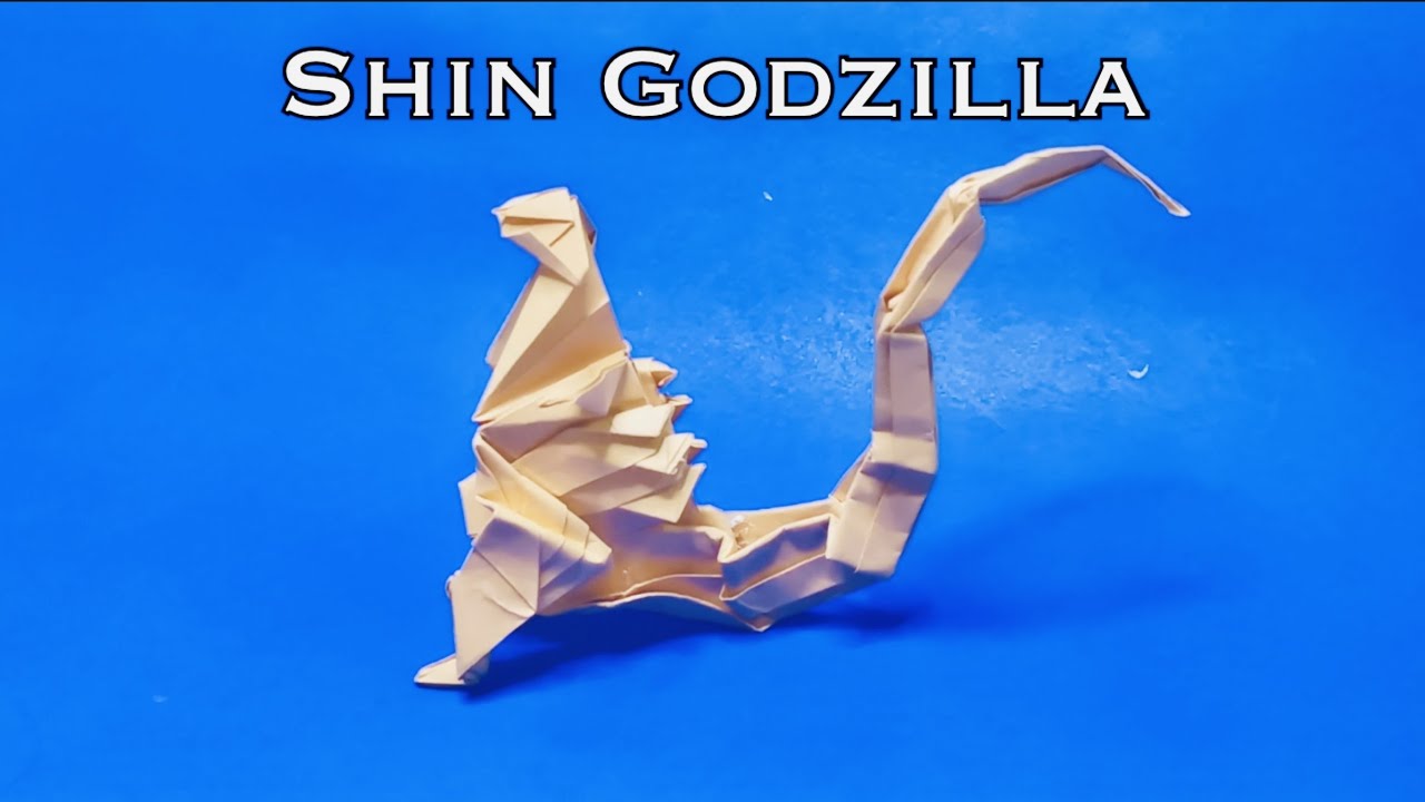 How to make origami Shin Godzilla tutorial