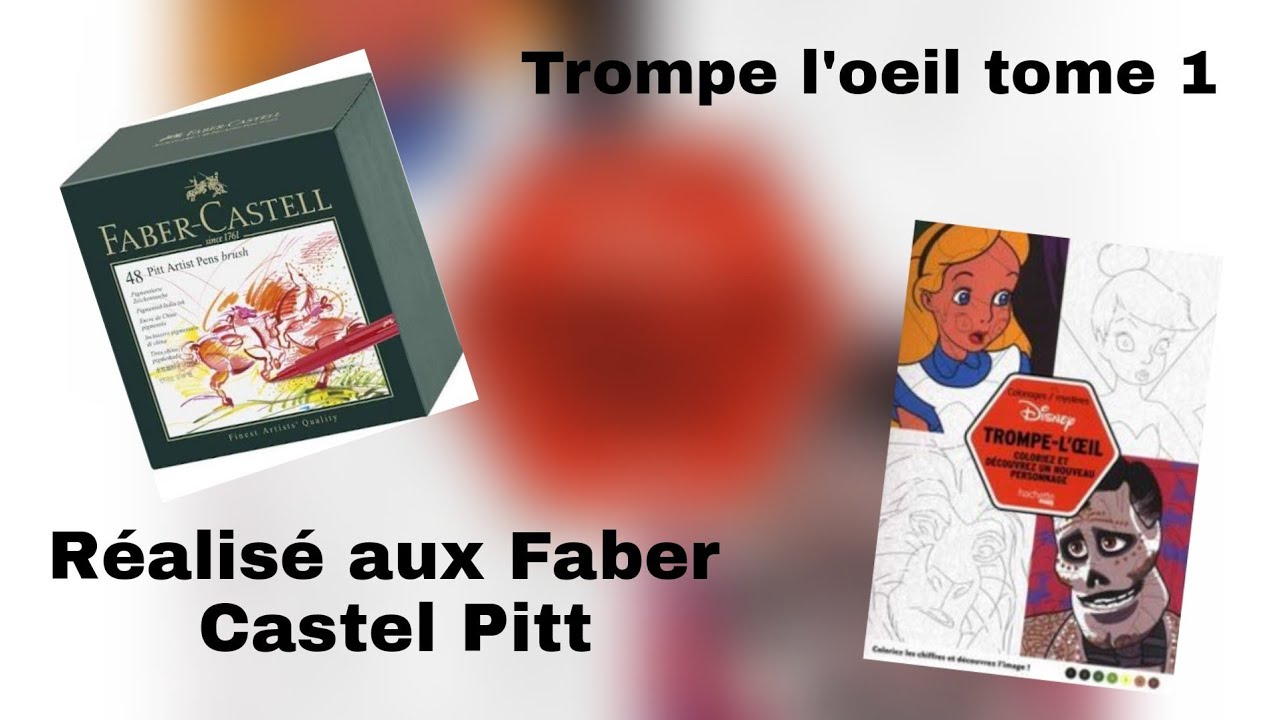 Coloriage mystère Disney | Trompe l'oeil tome 1 (Speed Coloring)