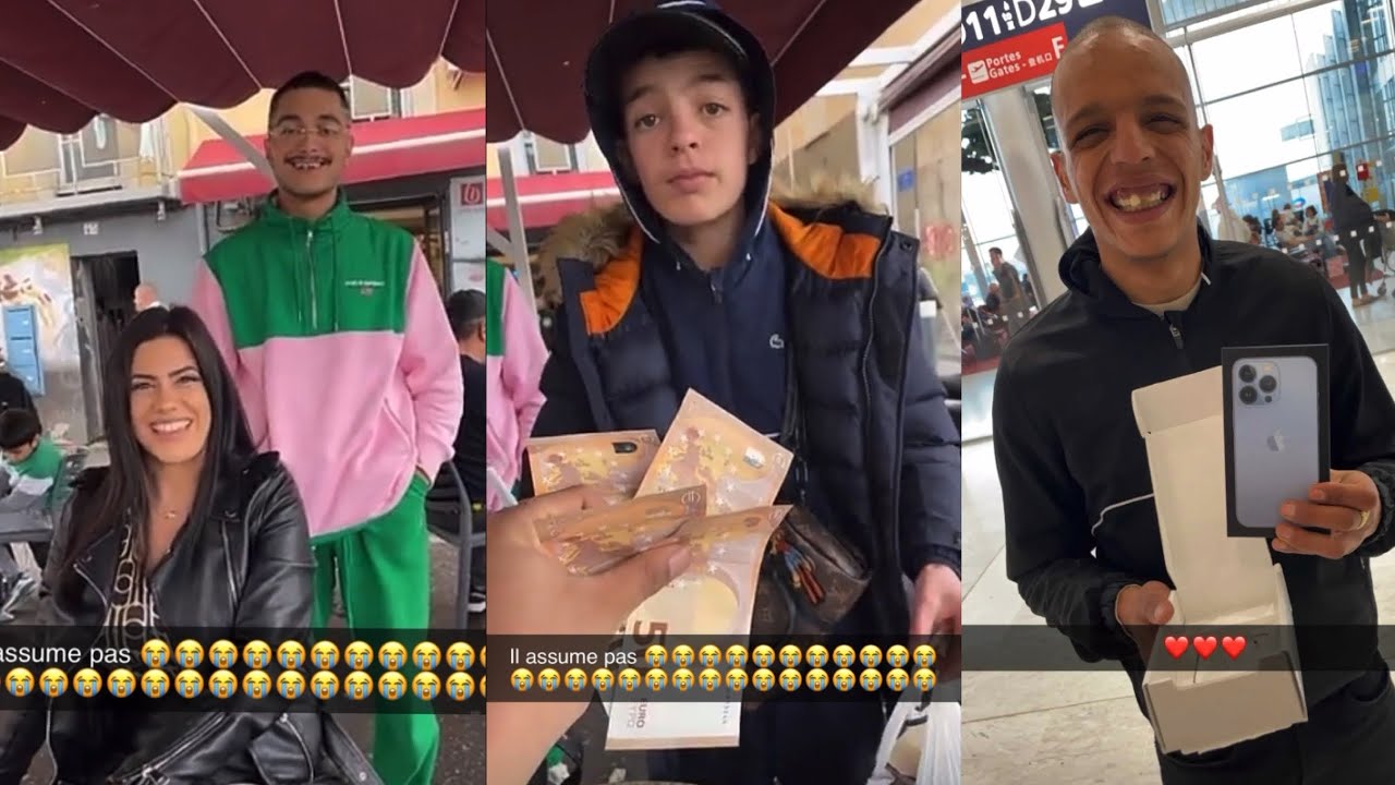 NASDAS story snapchat avec 4bdv + TOUNSI ET SA MEUF + SAMOS