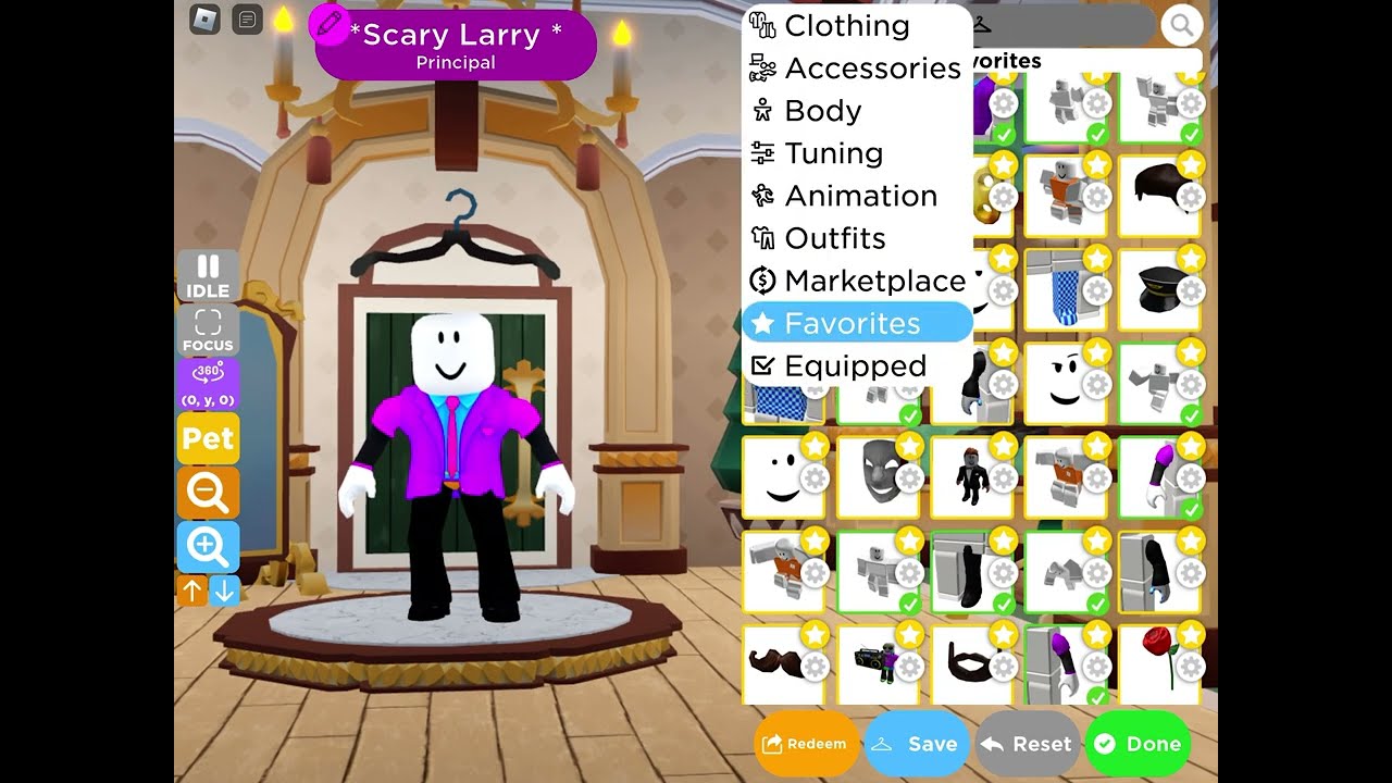 How to be Scary Larry in Robloxian High school with color codes