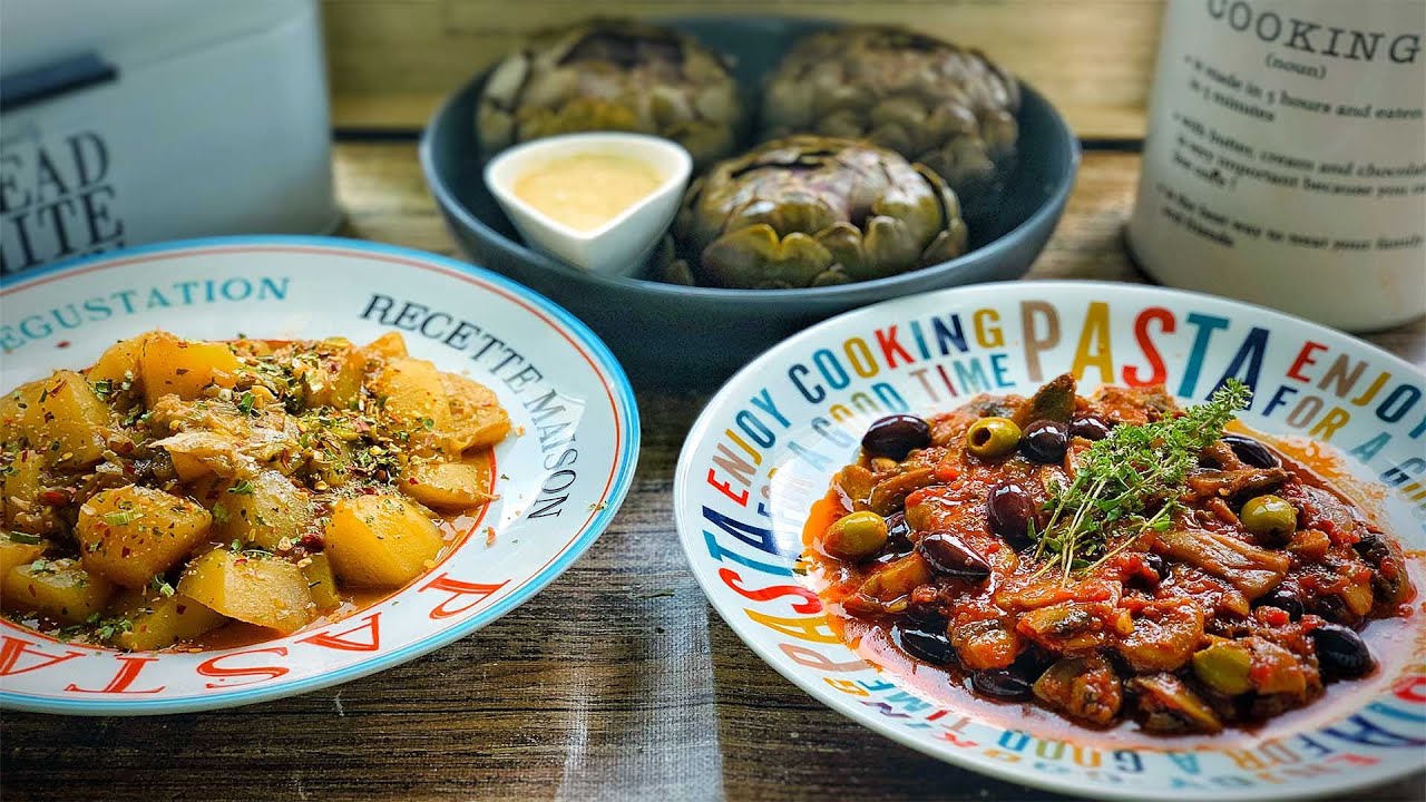 Idée d'un repas avec quelques légumes et sans viande en toute simplicité