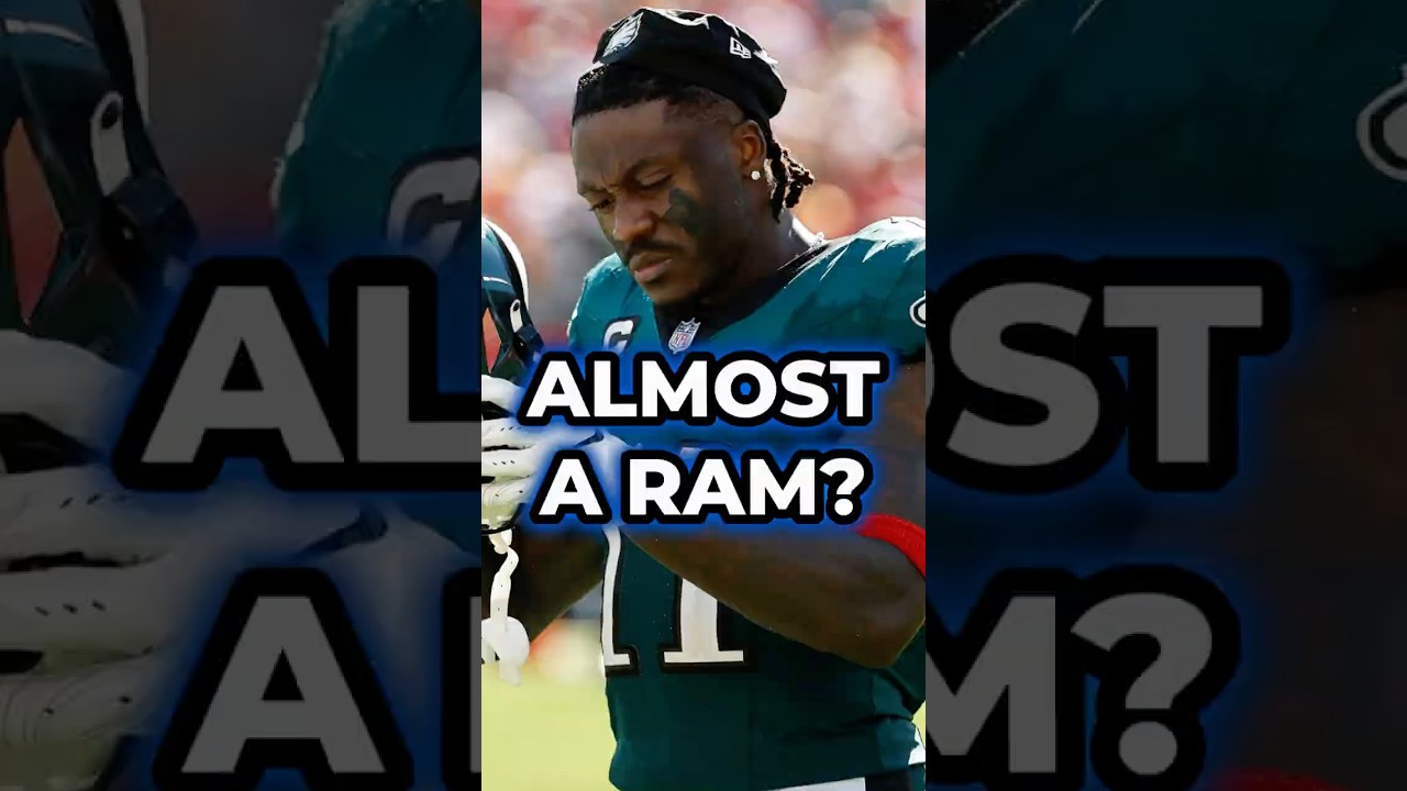Rams Involved In AJ Brown Trade Talks? Rams Plans For Wide Receiver Depth Chart #nfl #rams #shorts