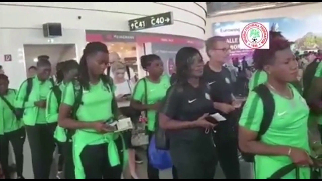 Super Falcons Arrive France Ahead of FIFA Women's World Cup