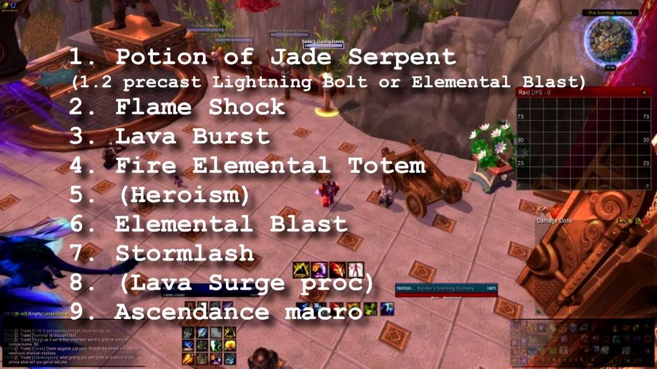 Elemental Shaman Opening Rotation - How to start a bossfight