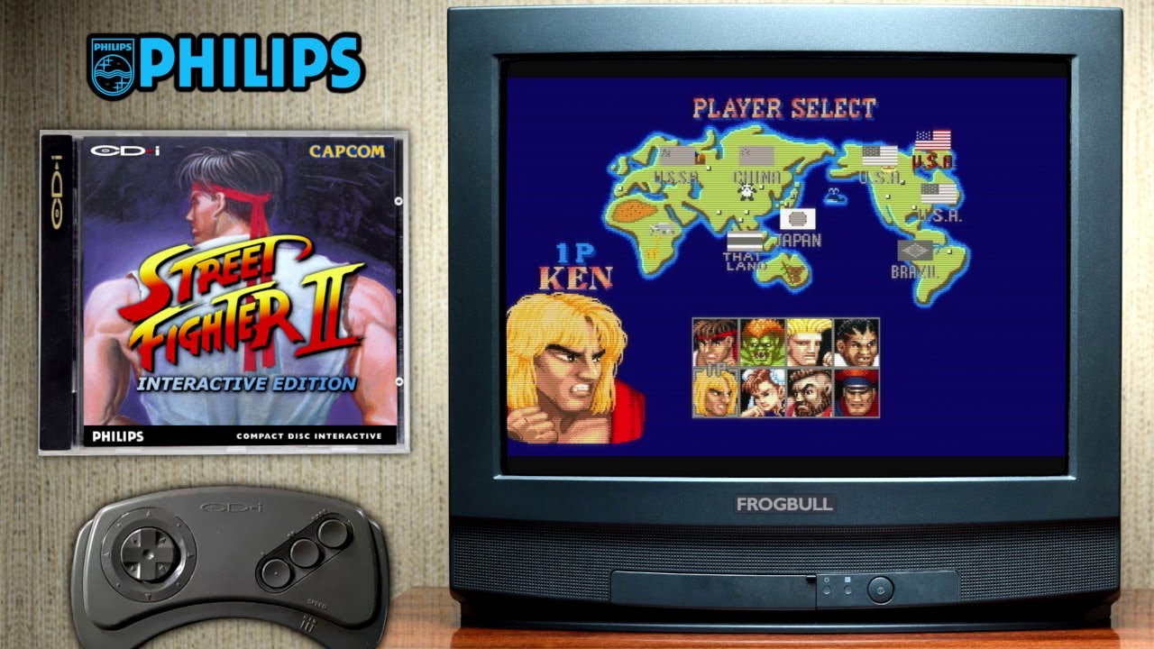 Street Fighter II on Philips CD-i