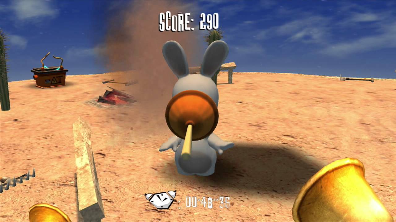 Rayman Raving Rabbids Walkthrough Bunnies Like Surprises