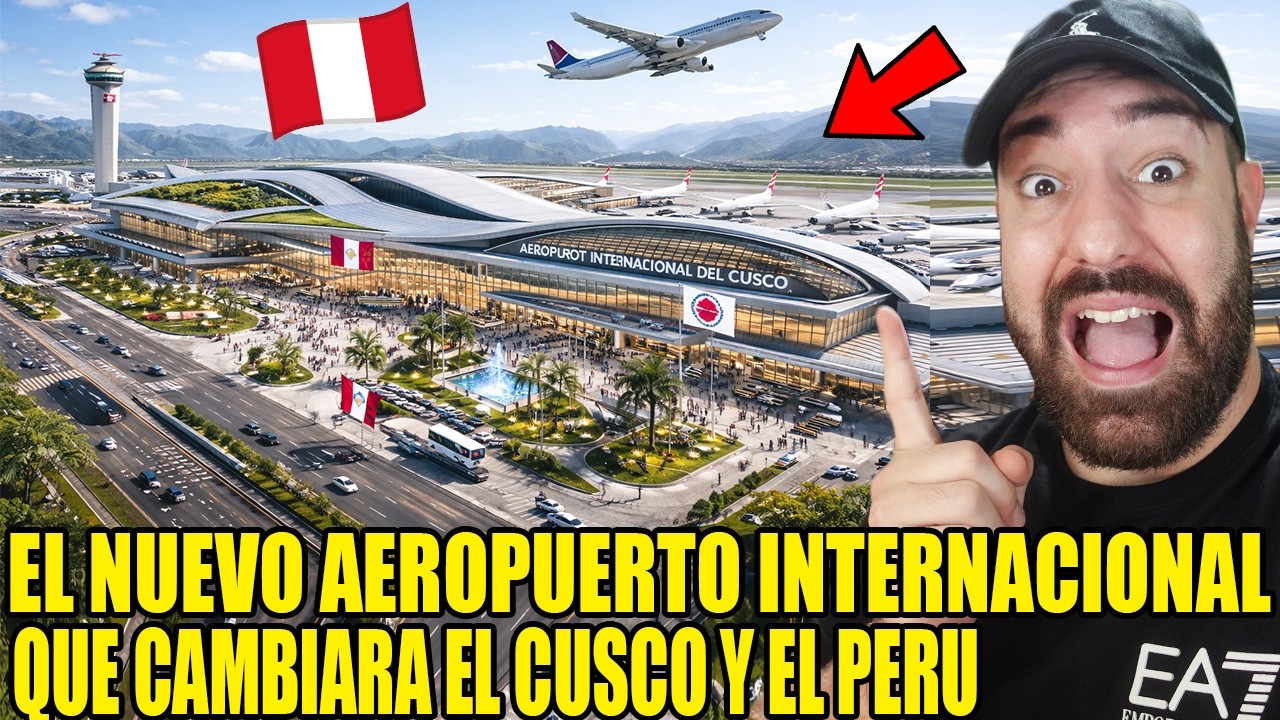 PERÚ tendrá un NUEVO AEROPUERTO INTERNACIONAL que cambiará el PAÍS ENTERO!!