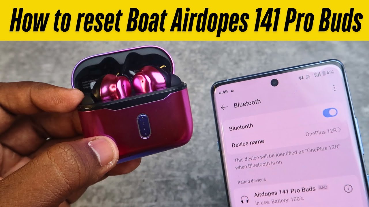 Как сбросить настройки Boat Airdopes 141 Pro Buds ⁉️ Наушники Boat не подключаются? Проблема решена!