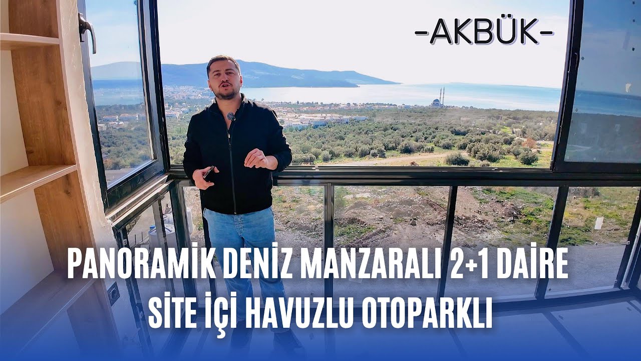 Didim Akbük’te Havuzlu Sitede 2+1 Daire | Asla Kapanmayacak Panoramik Manzara