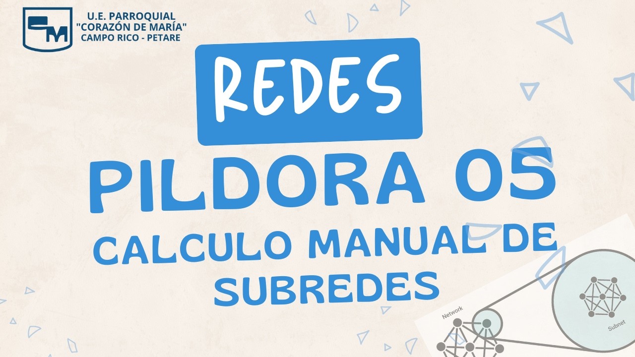 Cómo calcular Subredes IP a mano paso a paso | Píldora 05