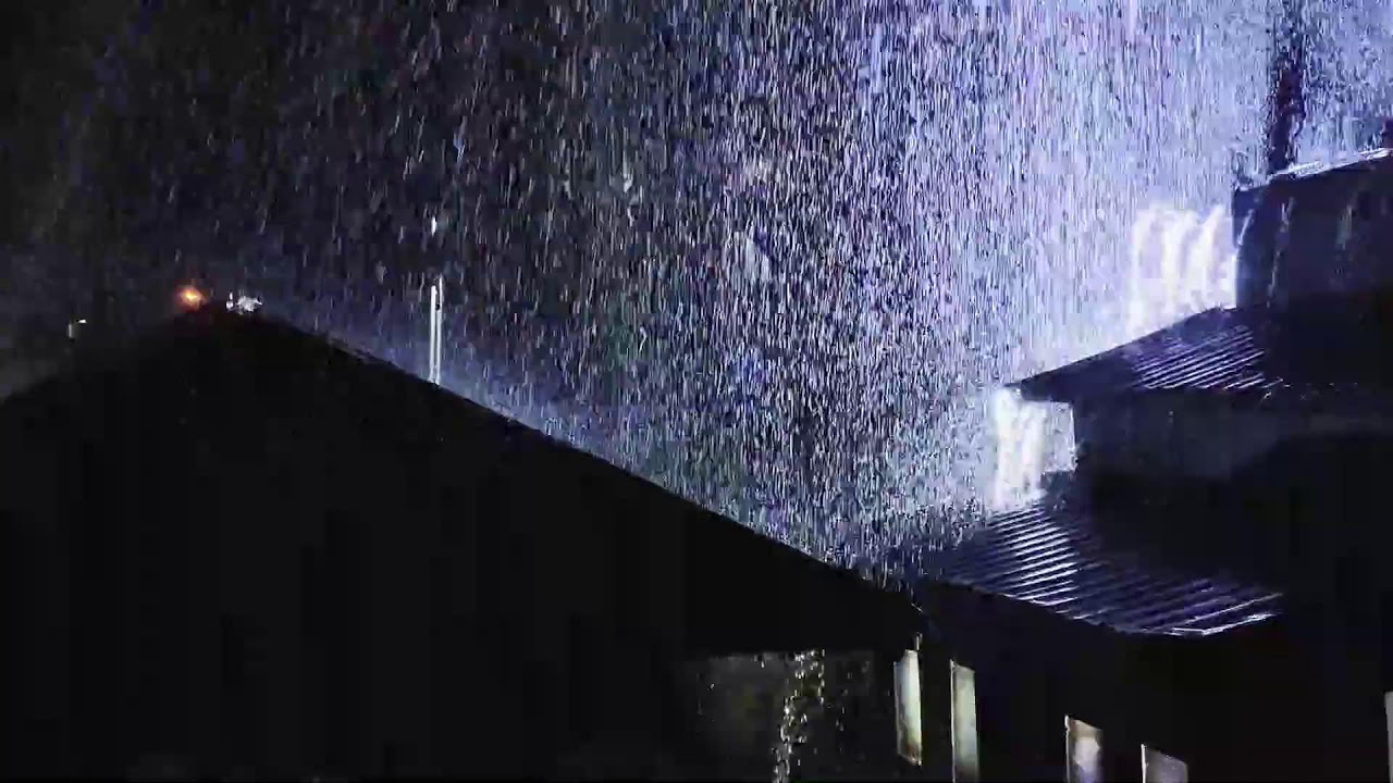 The Most Relaxing Rain on Tin Roof with Thunder ⛈️ 10 Hours Deep Sleep, Study & Insomnia Relief