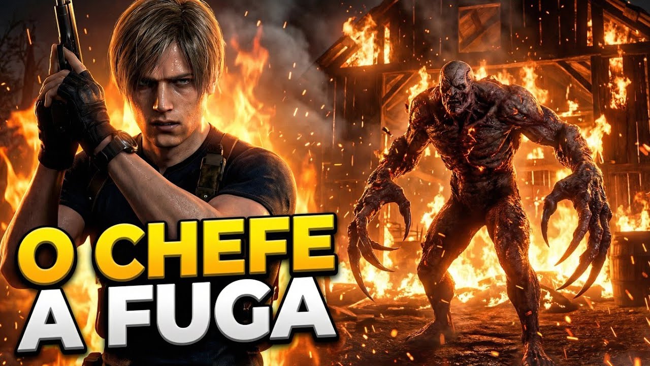 O CHEFE DO VILAREJO! A Fuga de Leon - Resident Evil 4 Remake (Cap 6) - Gameplay Imersiva